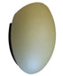 6"W 1 Light Wall Sconce from Pod Collection  in Bronze/Dark Finish Amber Glass