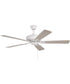 52" Eos Ceiling Fan (Blades Included) White