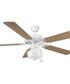 AirPro 1-Light Ceiling Fan Light White