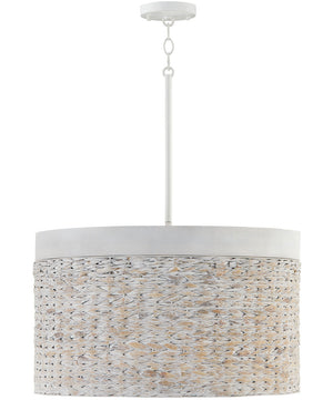 Tallulah 4-Light Pendant Chalk Wash