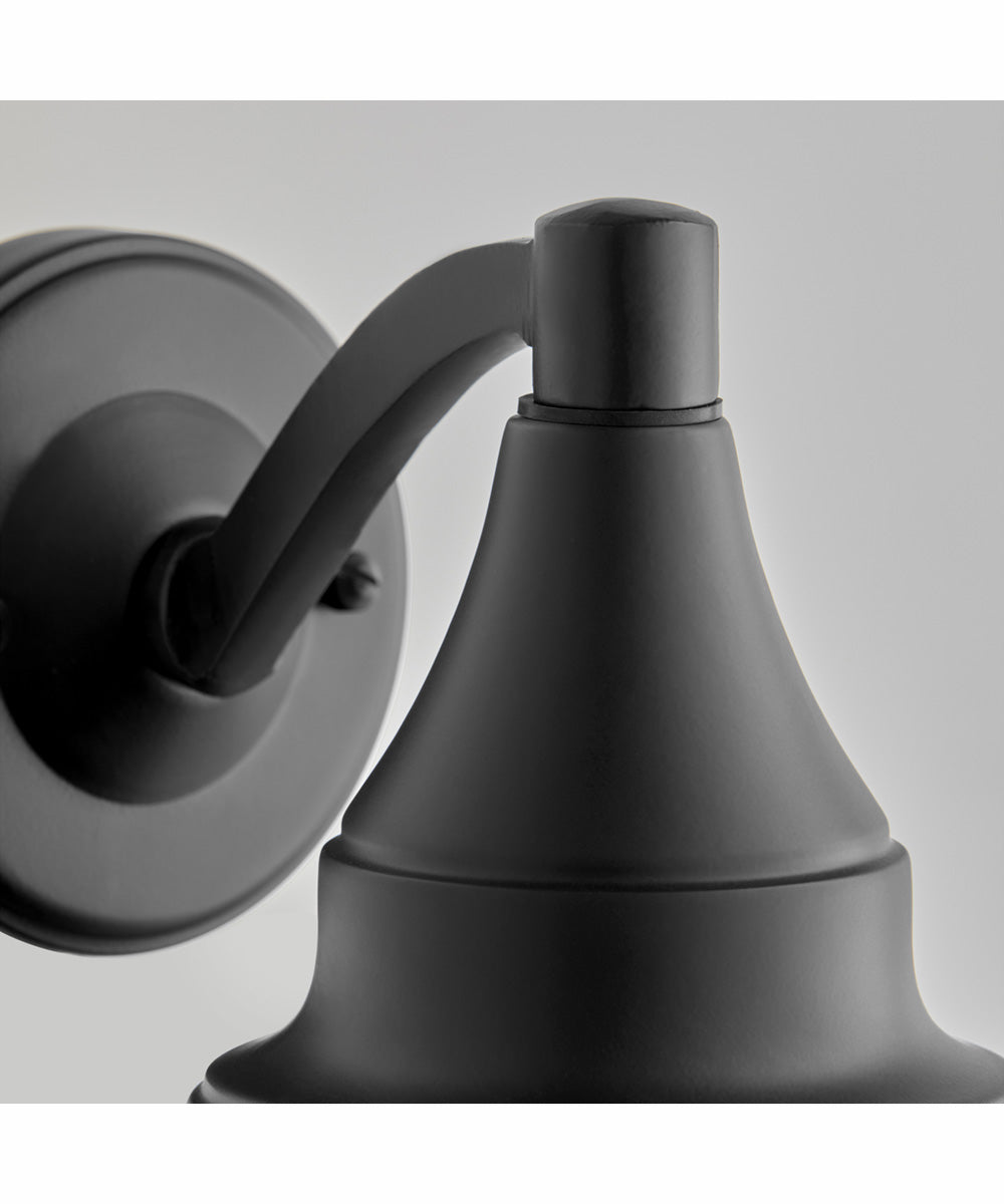 Quorum Sombra 1light Wall Mount Light Fixture Matte Black 767859