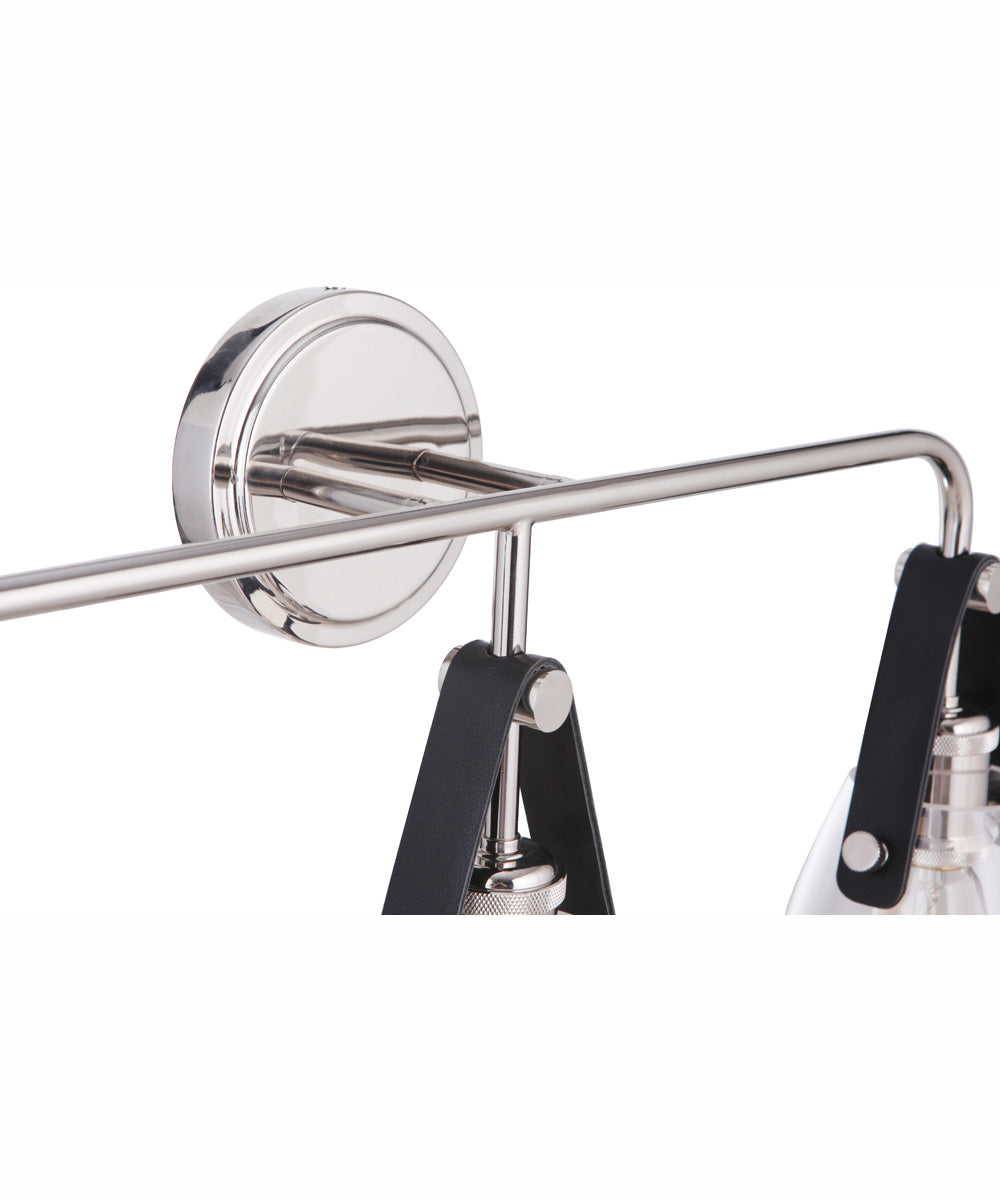Hagen 3-Light Vanity Polished Nickel