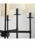 Belshaw 5-light Chandelier Matte Black