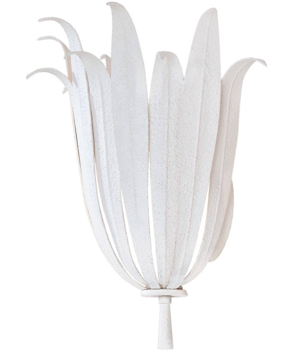 Eden 1-Light Sconce Textured White