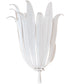 Eden 1-Light Sconce Textured White