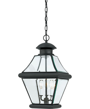 Rutledge Large 3-light Outdoor Pendant Light Mystic Black