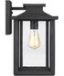 Wakefield Medium 1-light Outdoor Wall Light  Coastal Armour Earth Black