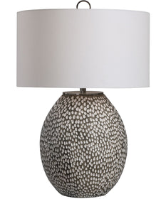 Cyprien Gray White Table Lamp