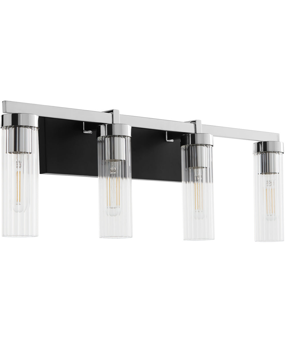 Kilbey 4-light Bath Vanity Light Matte Black