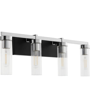 Kilbey 4-light Bath Vanity Light Matte Black