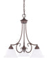 Hometown 3-Light Chandelier In Bronze
