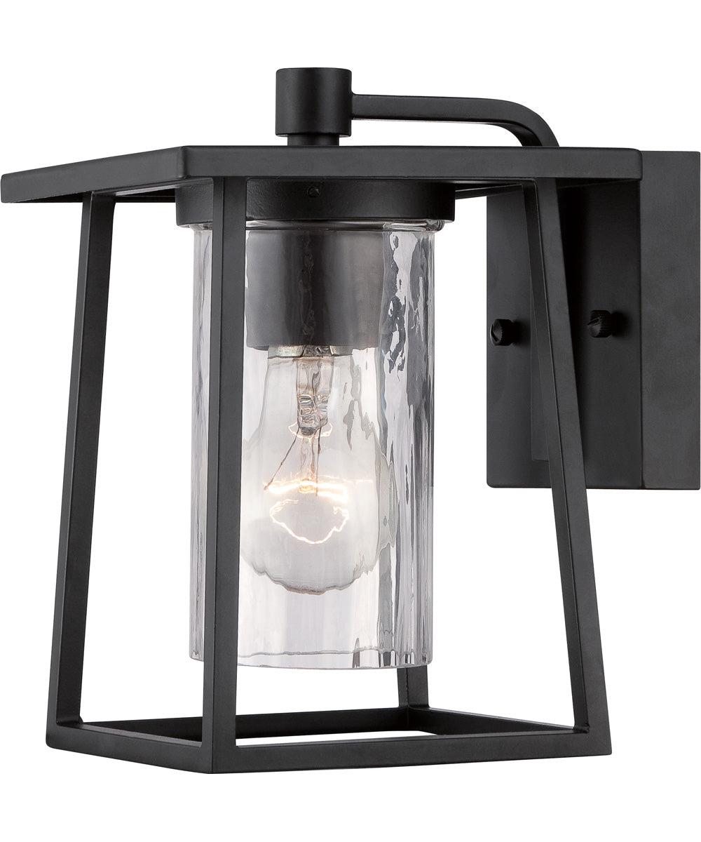 Lodge Small 1-light Outdoor Wall Light Mystic Black