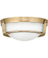 Hathaway LED-Light Small Flush Mount in Heritage Brass