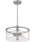 Hailie 4-Light Pendant Satin Nickel