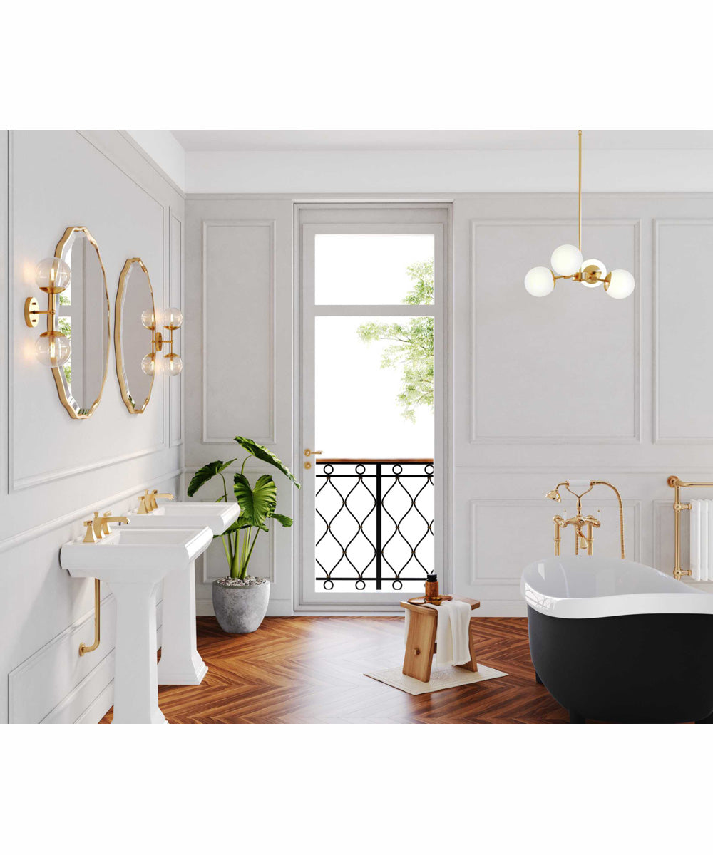 Atwell 2-Light Mid-Century Modern Wall Sconce Brushed Bronze