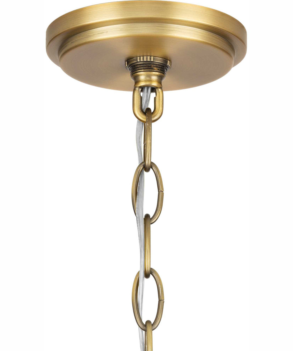 Gilliam 9-Light New Traditional Chandelier Vintage Brass