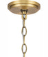 Gilliam 9-Light New Traditional Chandelier Vintage Brass