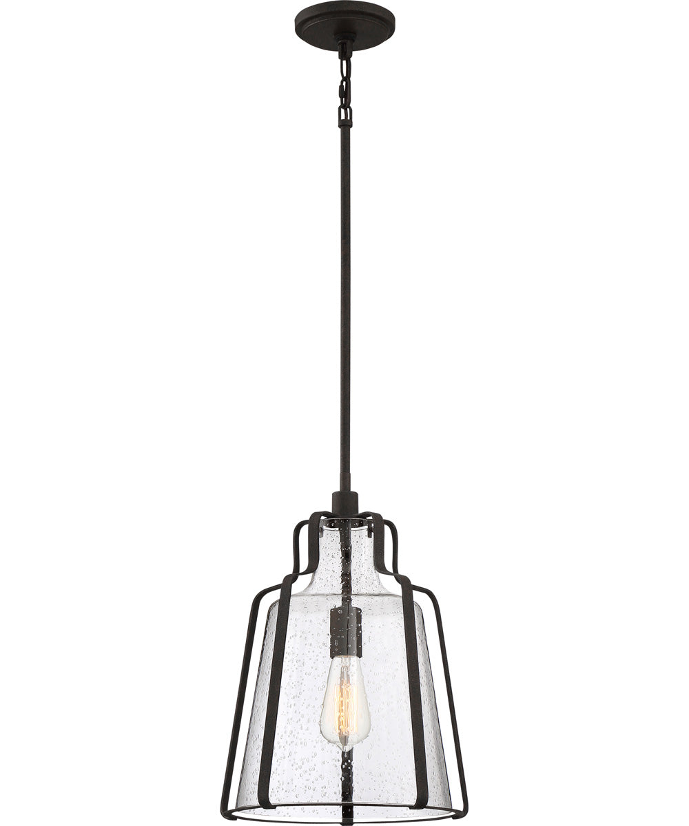 Haverford 1-light Pendant Rustic Black