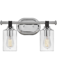Halstead 2-Light Vanity in Chrome