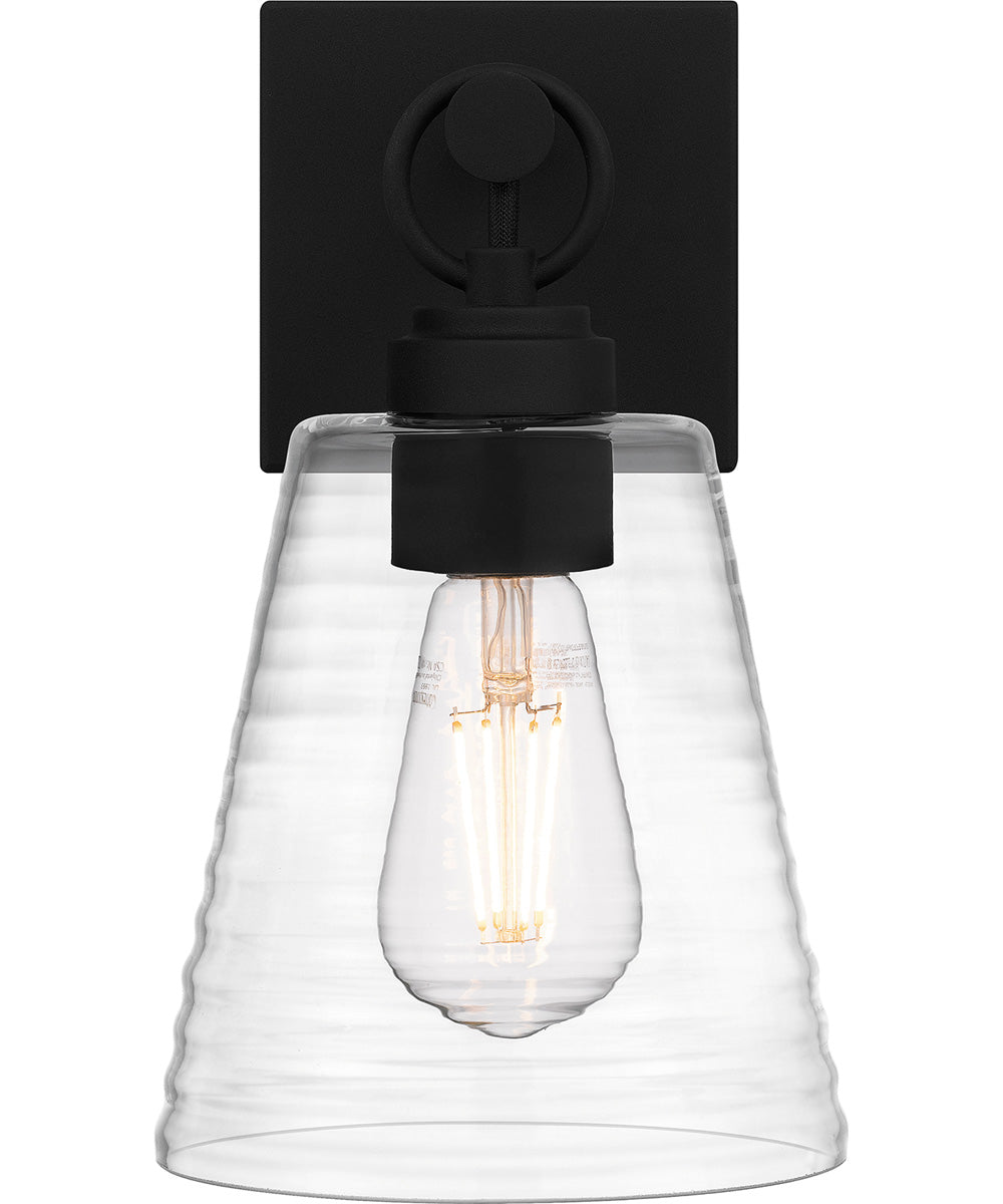 Dacosta Small 1-light Wall Sconce Earth Black