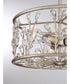 Meadow Lane 3-light Semi Flush Mount Vintage Gold