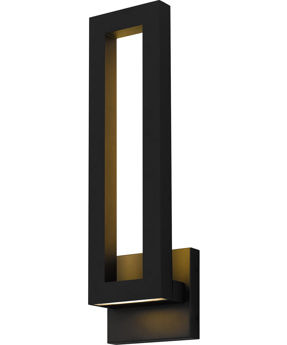 Pompeii Large Outdoor Wall Light  Coastal Armour Aluminum Earth Black