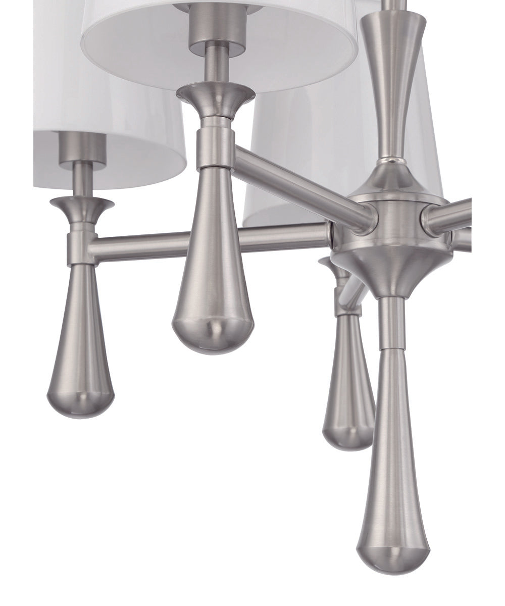 Palmer 5-Light Chandelier Brushed Polished Nickel