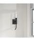 Decklan 1-Light Sconce Black Iron