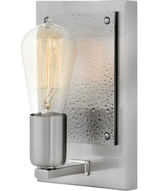 Everett 1-Light Single Light Sconce in Brushed Nickel