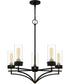 Hillside 5-light Chandelier Matte Black