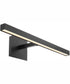 1-light LED Wall Mount Light Fixture Matte Black