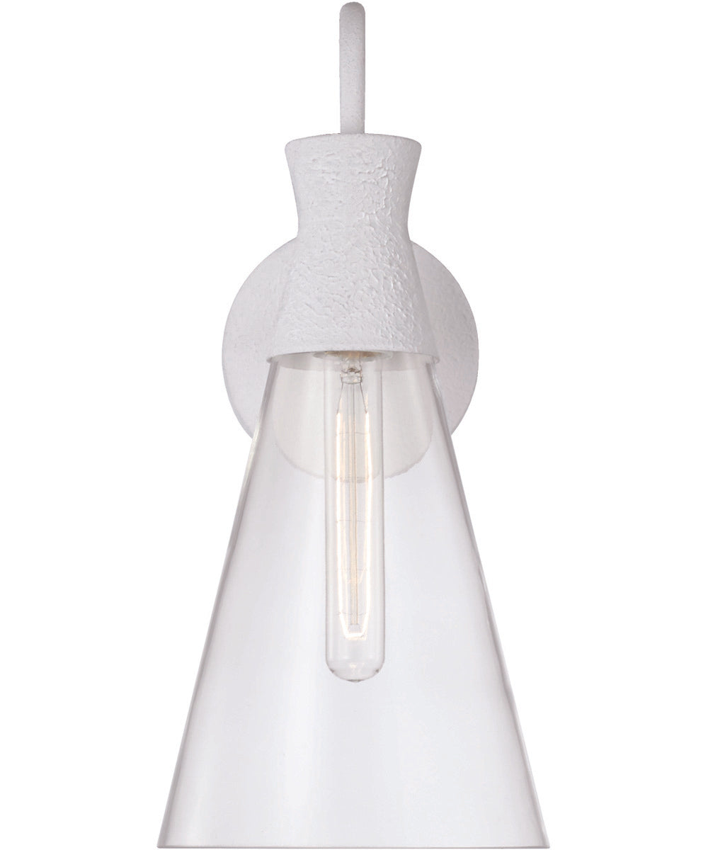 Paloma 1-Light Sconce Textured White