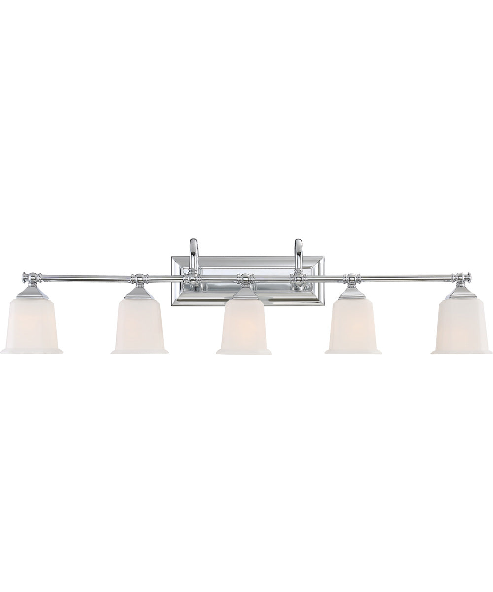 Nicholas 5-light Bath Light Polished Chrome