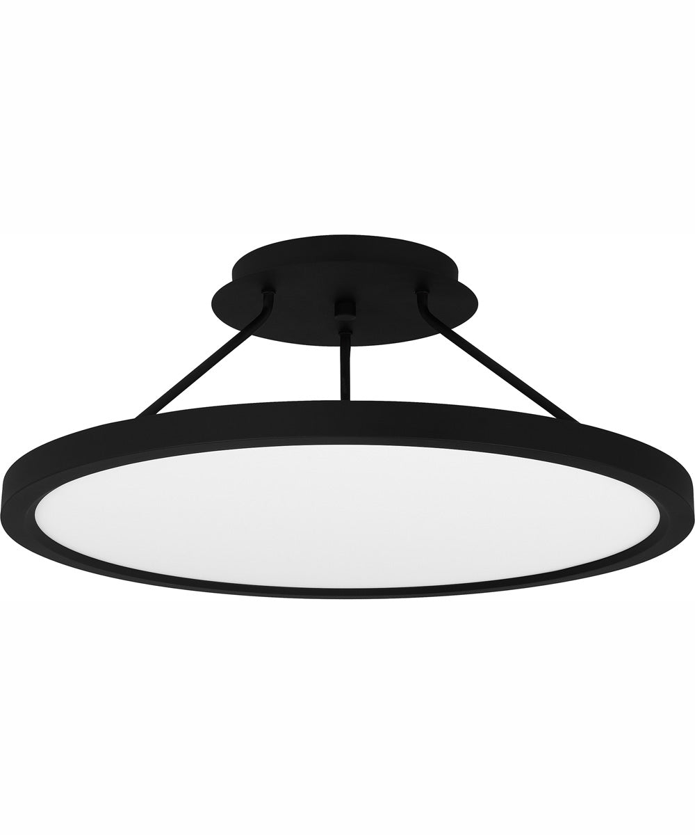 Outskirts Large Semi Flush Mount Earth Black
