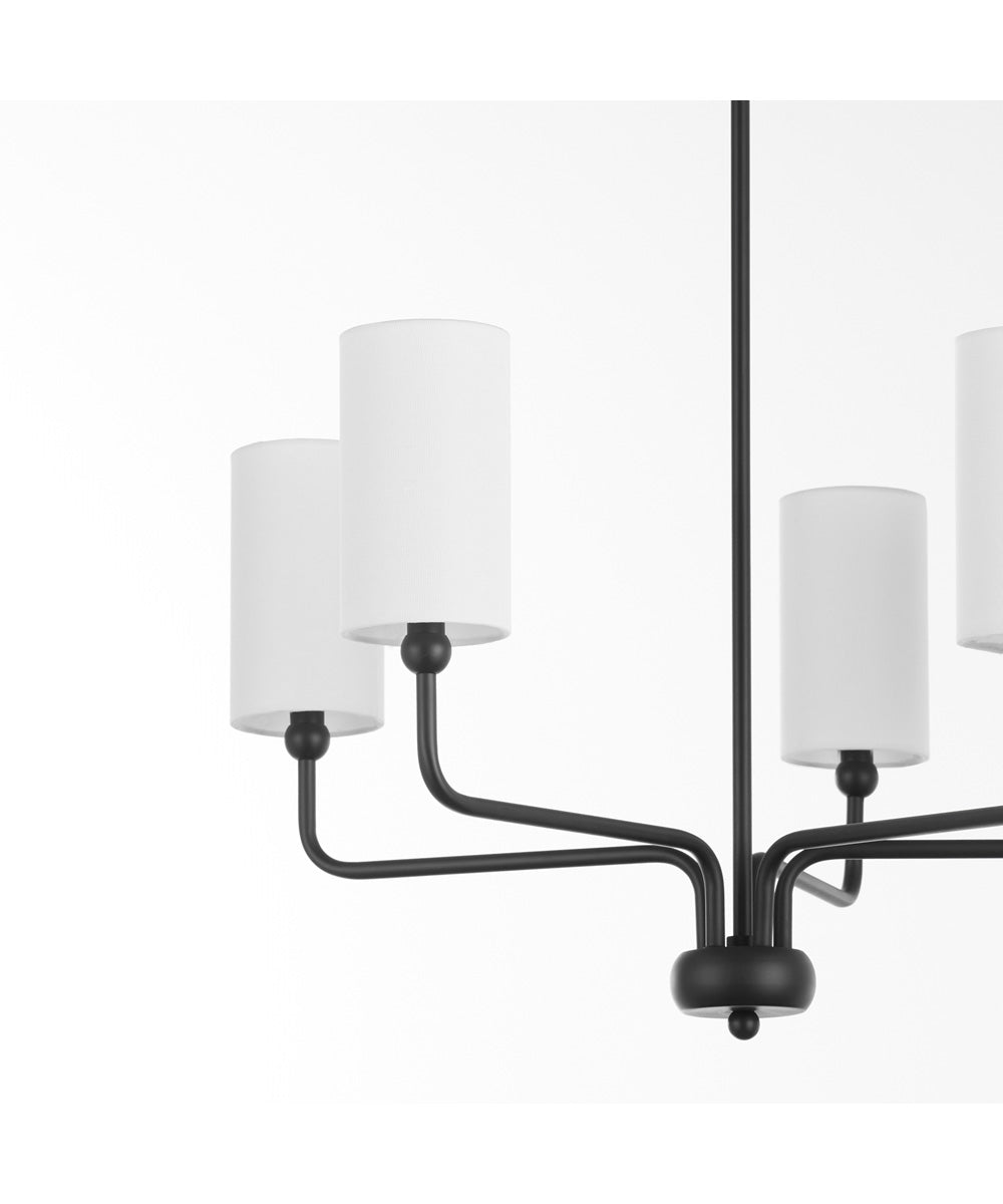 Tamara Day's Charlotte 5-light Chandelier Matte Black