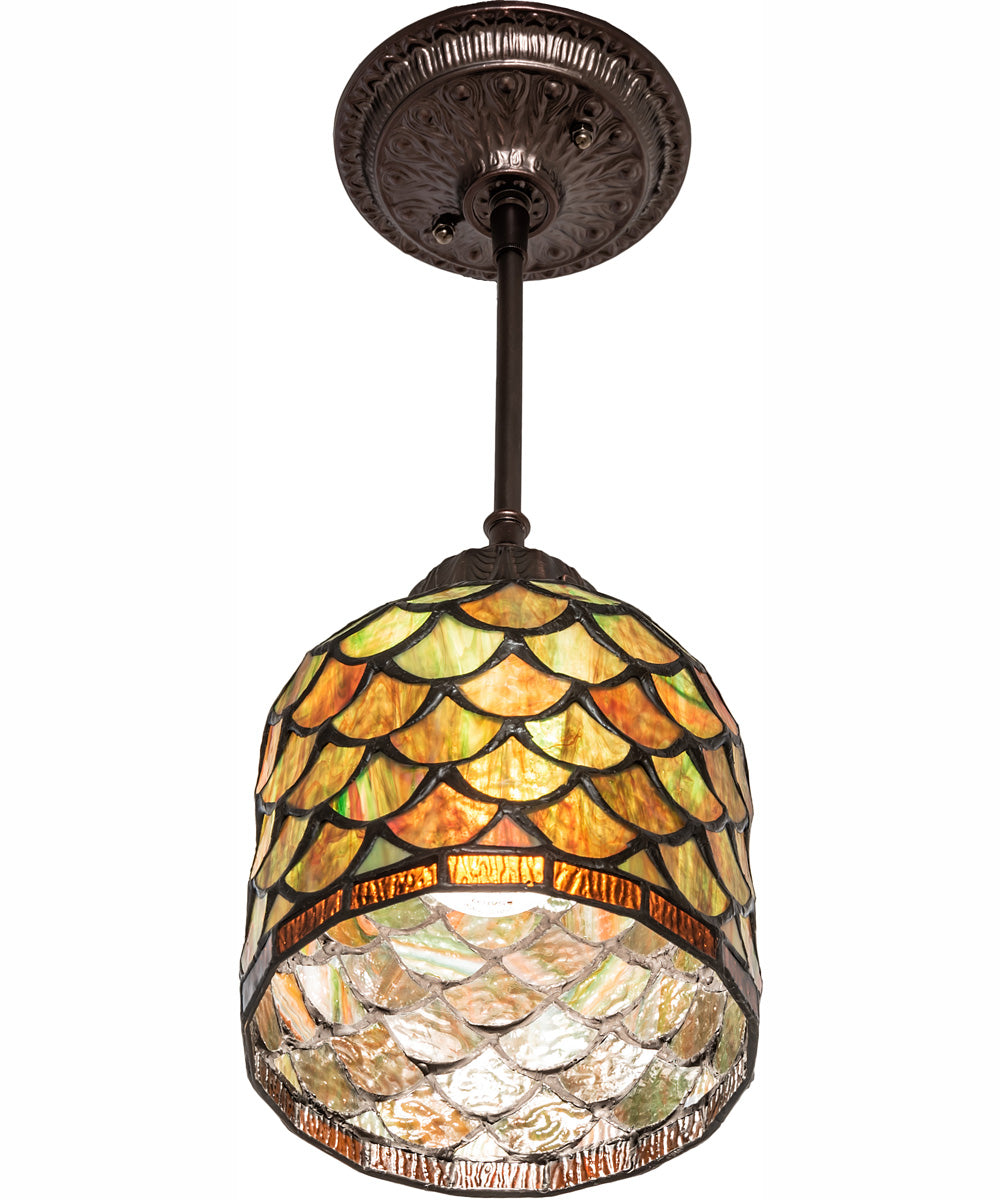 6" Wide Acorn Mini Pendant