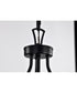 Boliver 3-Light Pendant Matte Black