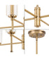 Elara 4-Light New Traditional  Chandelier Light Vintage Brass