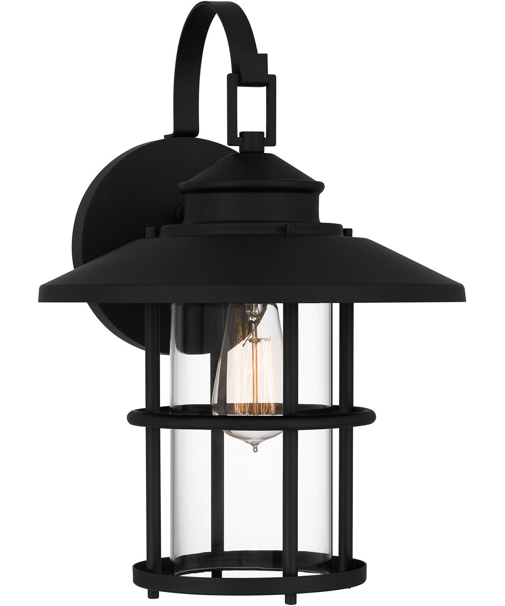 Lombard Large 1-light Outdoor Wall Light  Coastal Armour Aluminum Matte Black