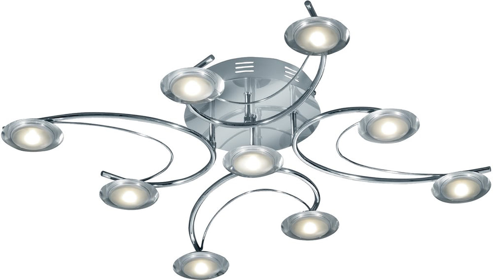 Santiago LED Ceiling Light Nickel-Matte