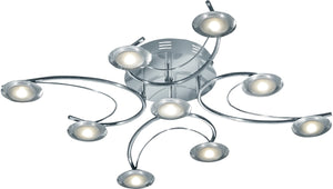 Santiago LED Ceiling Light Nickel-Matte