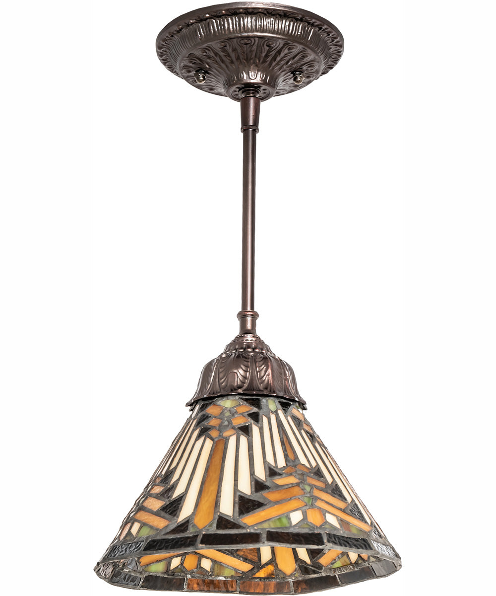 8" Wide Nuevo Mission Mini Pendant