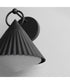 Odette 12 inch Wall Sconce Black