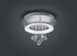 14"W Dorian LED Ceiling Light Chrome