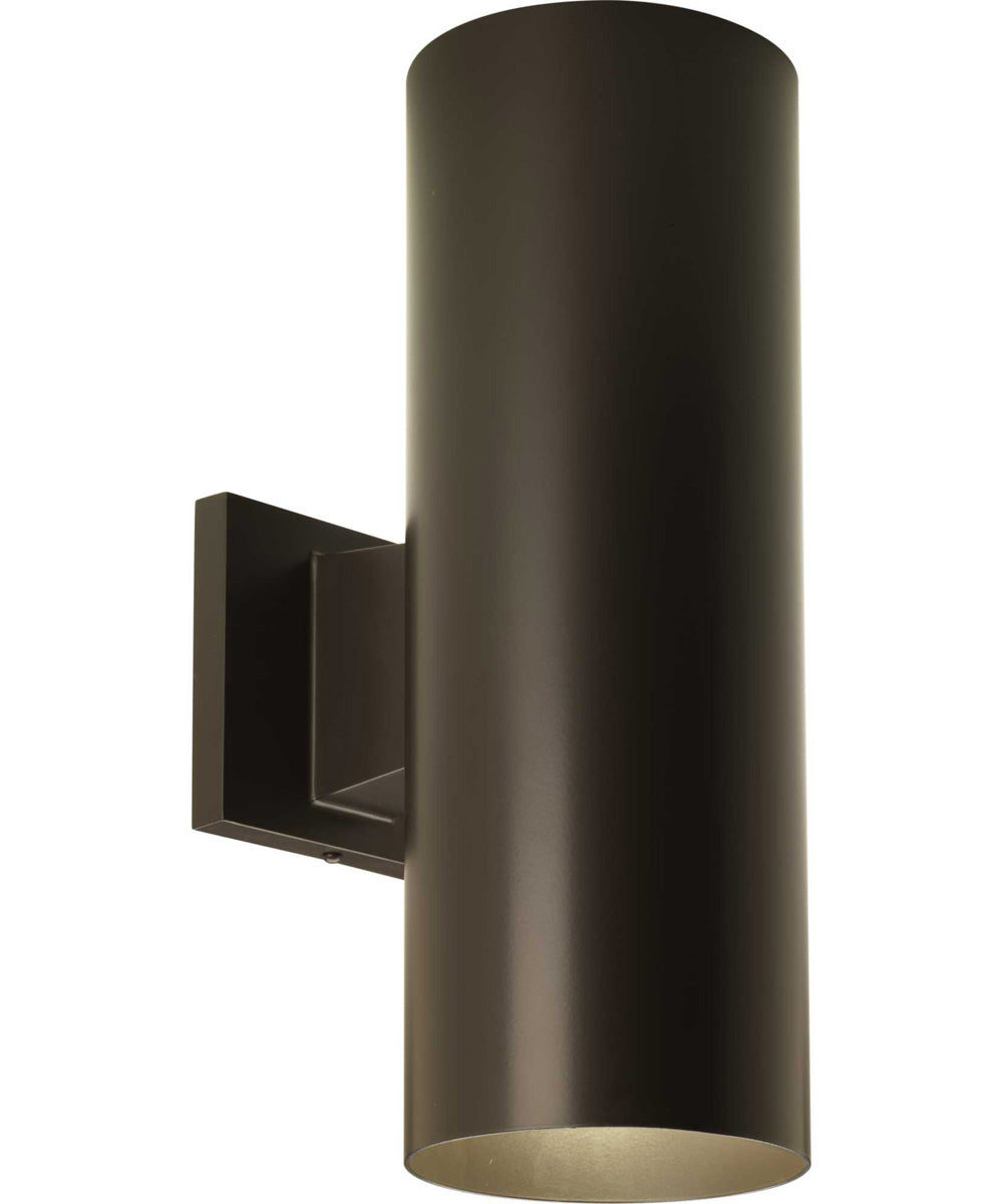 5" Outdoor Up/Down Wall Cylinder Antique Bronze