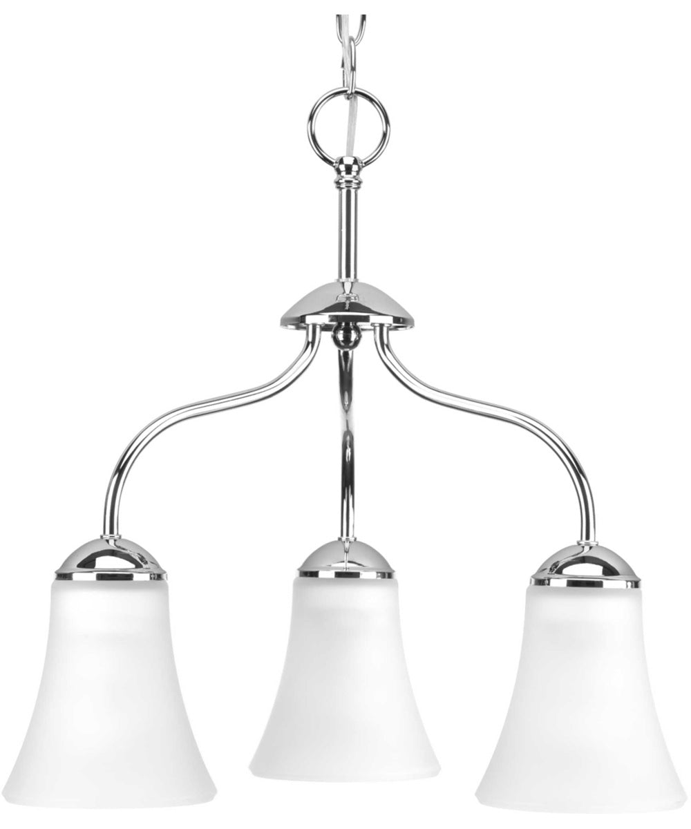 Classic 3-Light Chandelier Polished Chrome