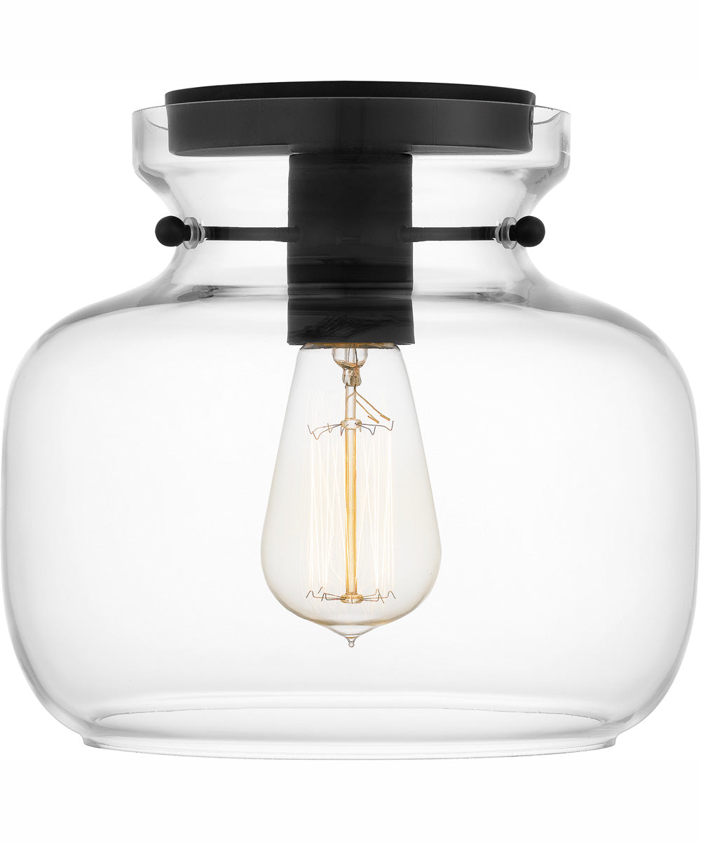 Quoizel Flush Mount Small 1-light Flush Mount Matte Black