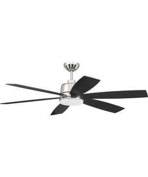 Hogan 1-Light Ceiling Fan (Blades Included) Polished Nickel