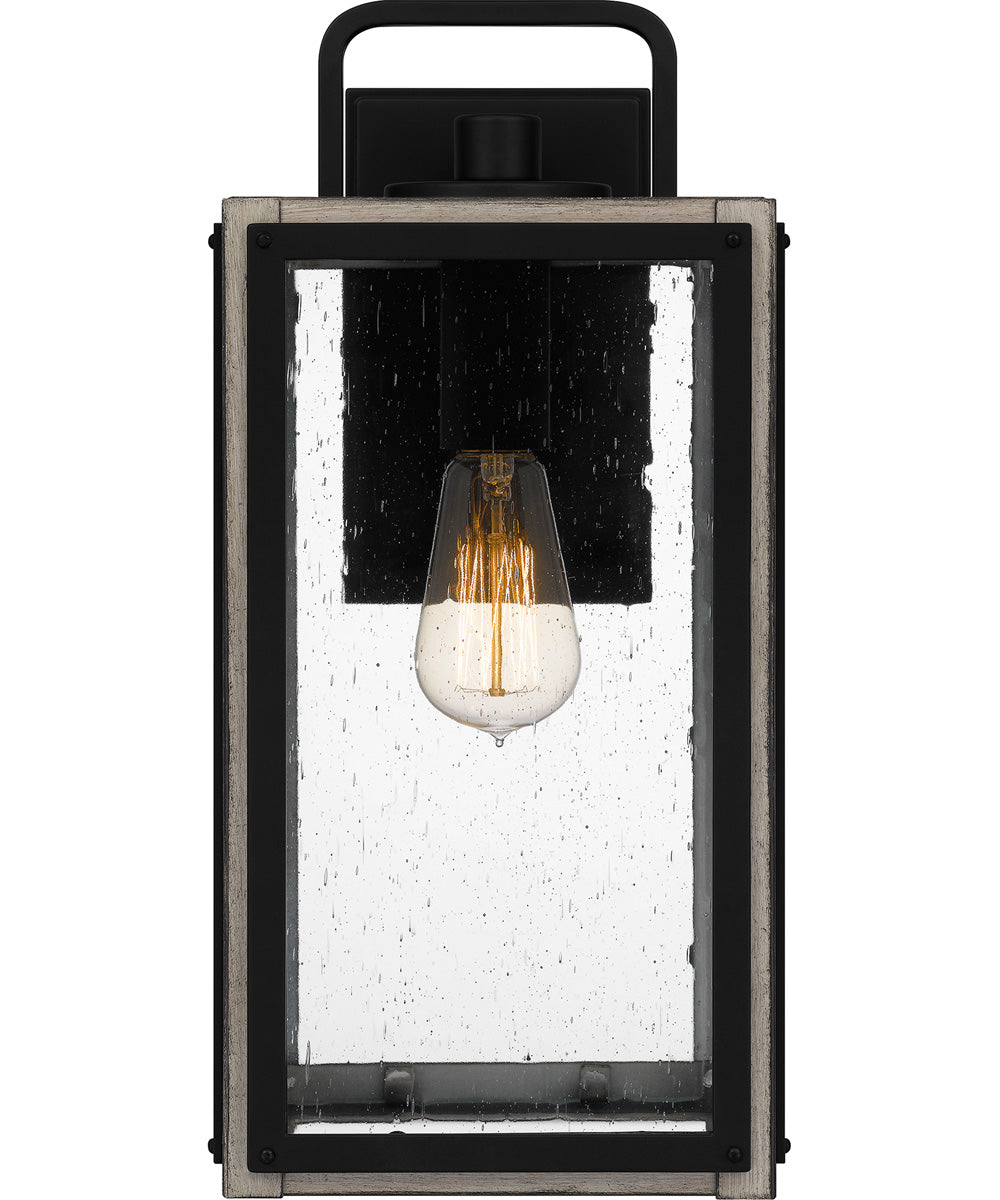 Bramshaw Large 1-light Outdoor Wall Light  Coastal Armour Aluminum Matte Black