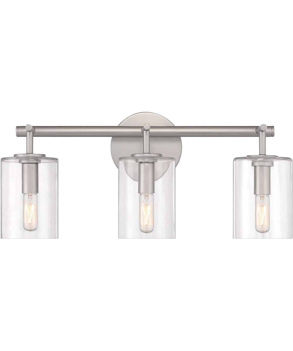 Hailie 3-Light Vanity Satin Nickel